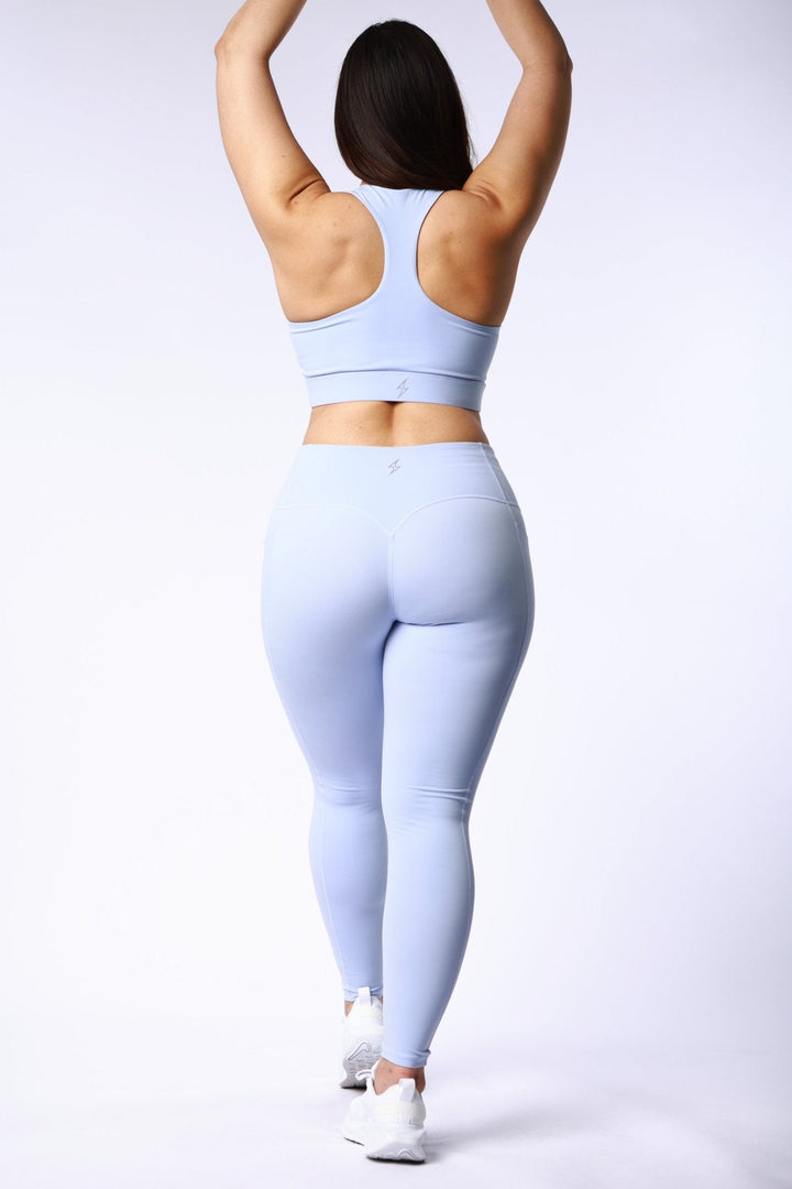 Athletic Women's Leggings With Pockets Baby Lavender - attivousa Free Shipping over $75 Womens Activewear Attivo