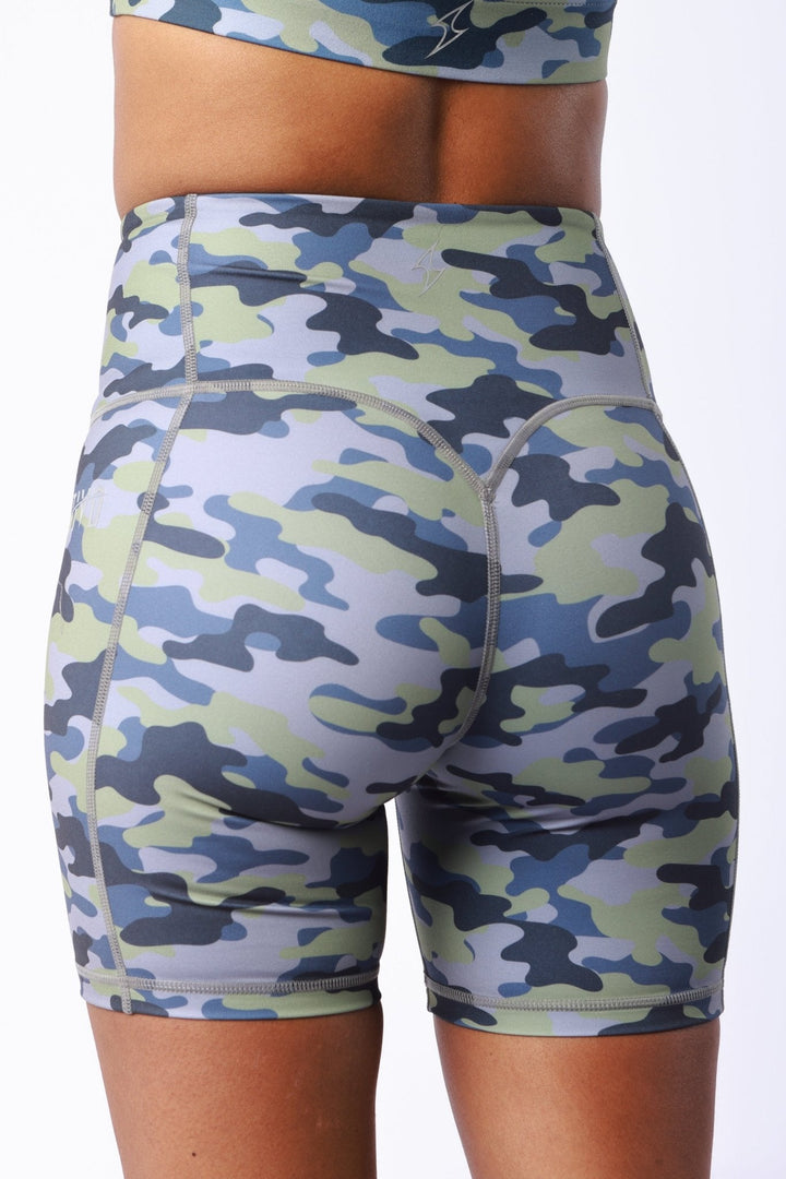 Athletic Women's Shorts In Camo - attivousa Free Shipping over $75 Womens Activewear Attivo