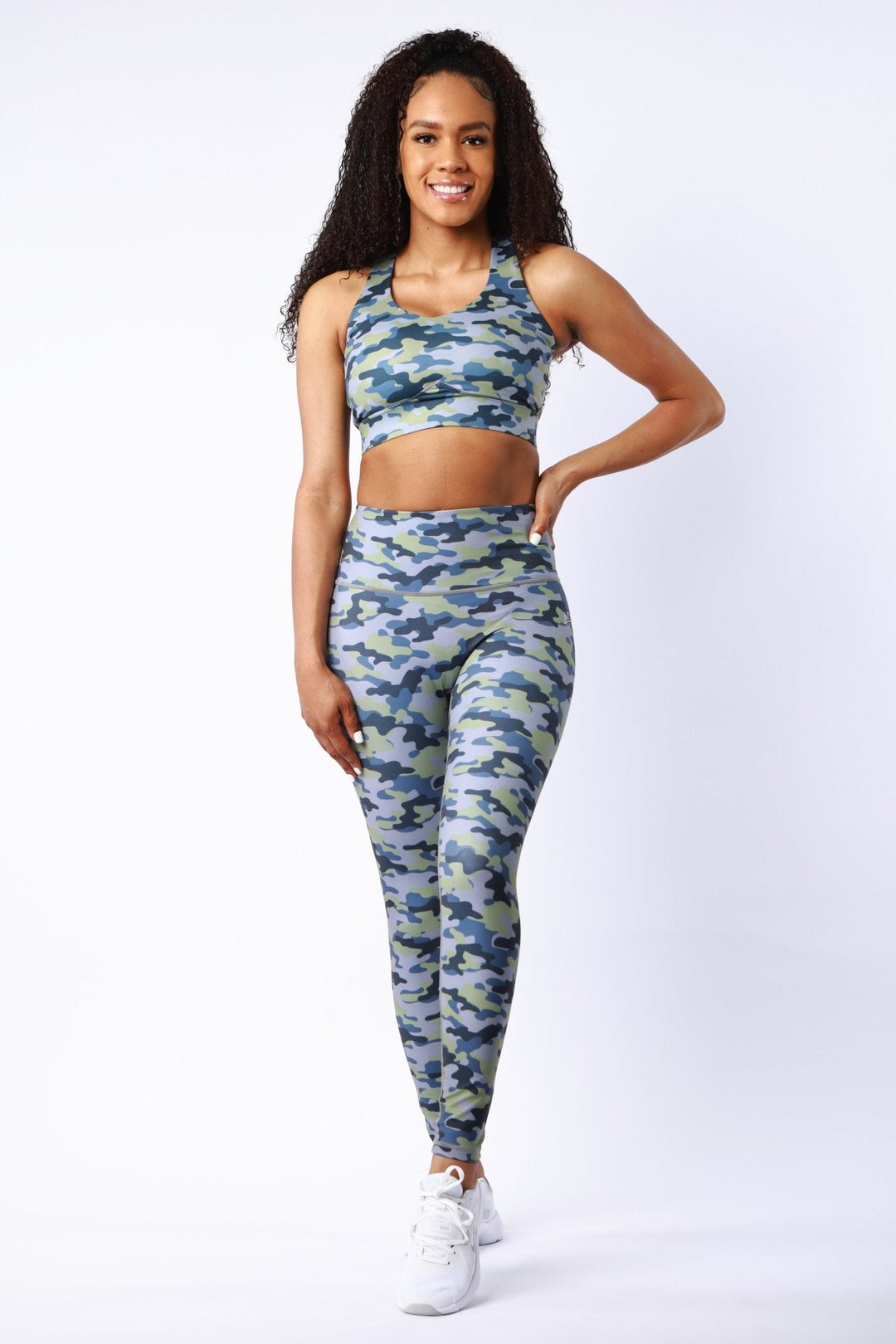 Athletic Women's Leggings No Pockets In Camo - attivousa Free Shipping over $75 Womens Activewear Attivo